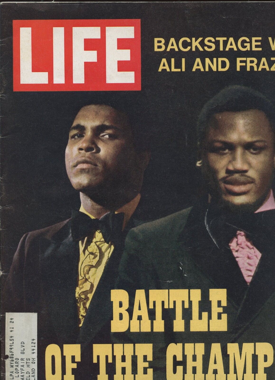 March 5 1971 Complete Life Magazine Muhammad Ali & Joe Frazier Front Cover VGEX