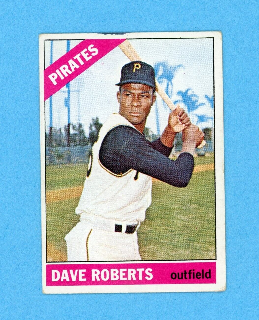 1966 Topps #571 Dave Roberts Pitts Pirates High Number Baseball Card Vg/Vg+ sta