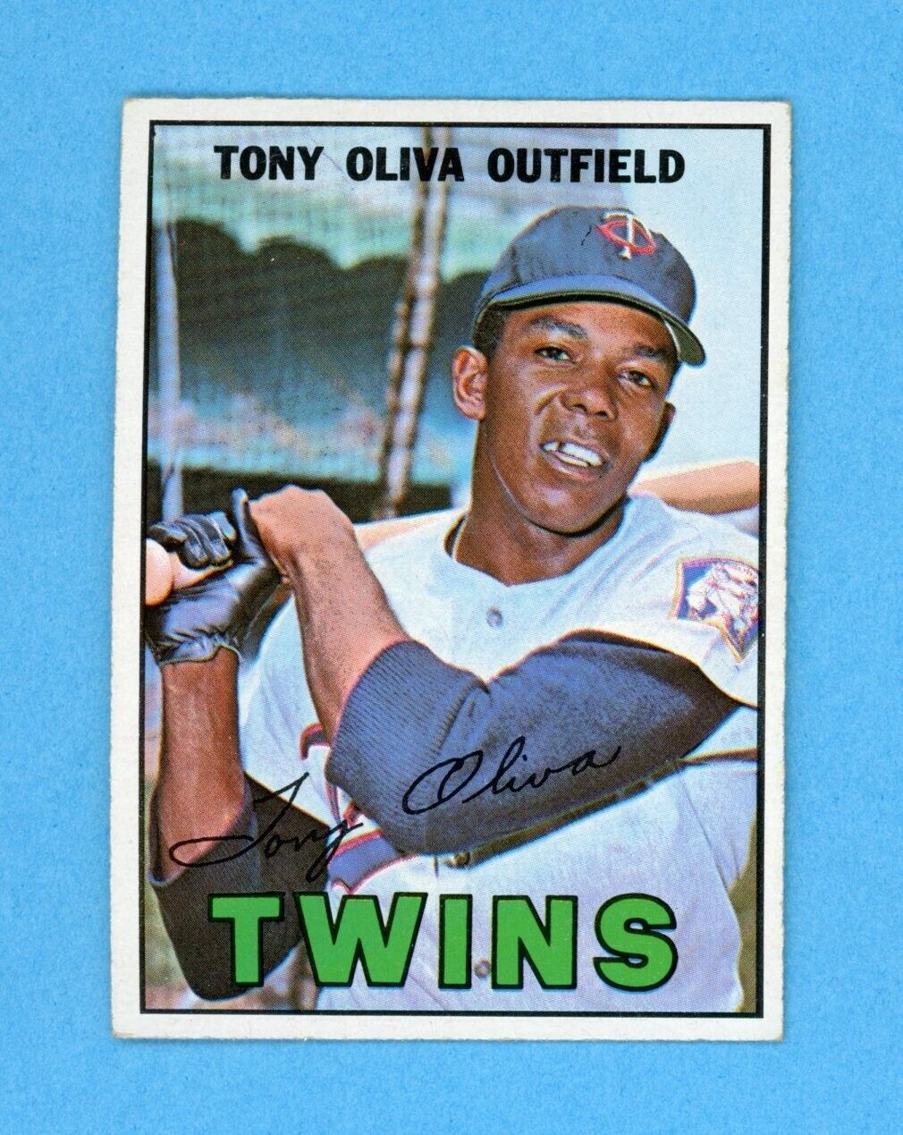 1967 Topps #50 Tony Oliva Minnesota Twins Baseball Card EX