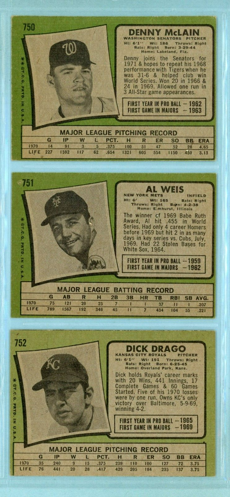 1971 Topps Starter Set Lot of 102 Different High Number Baseball Cards mxed grds