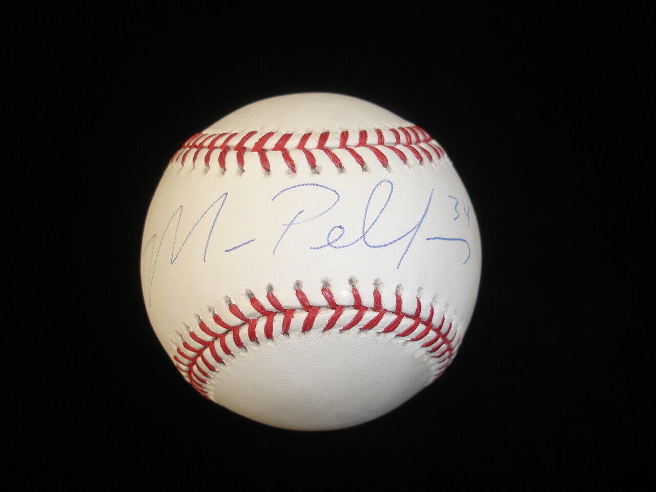 Mike Pelfrey #34 New York Mets Signed Official ML Baseball w/ STEINER hologram