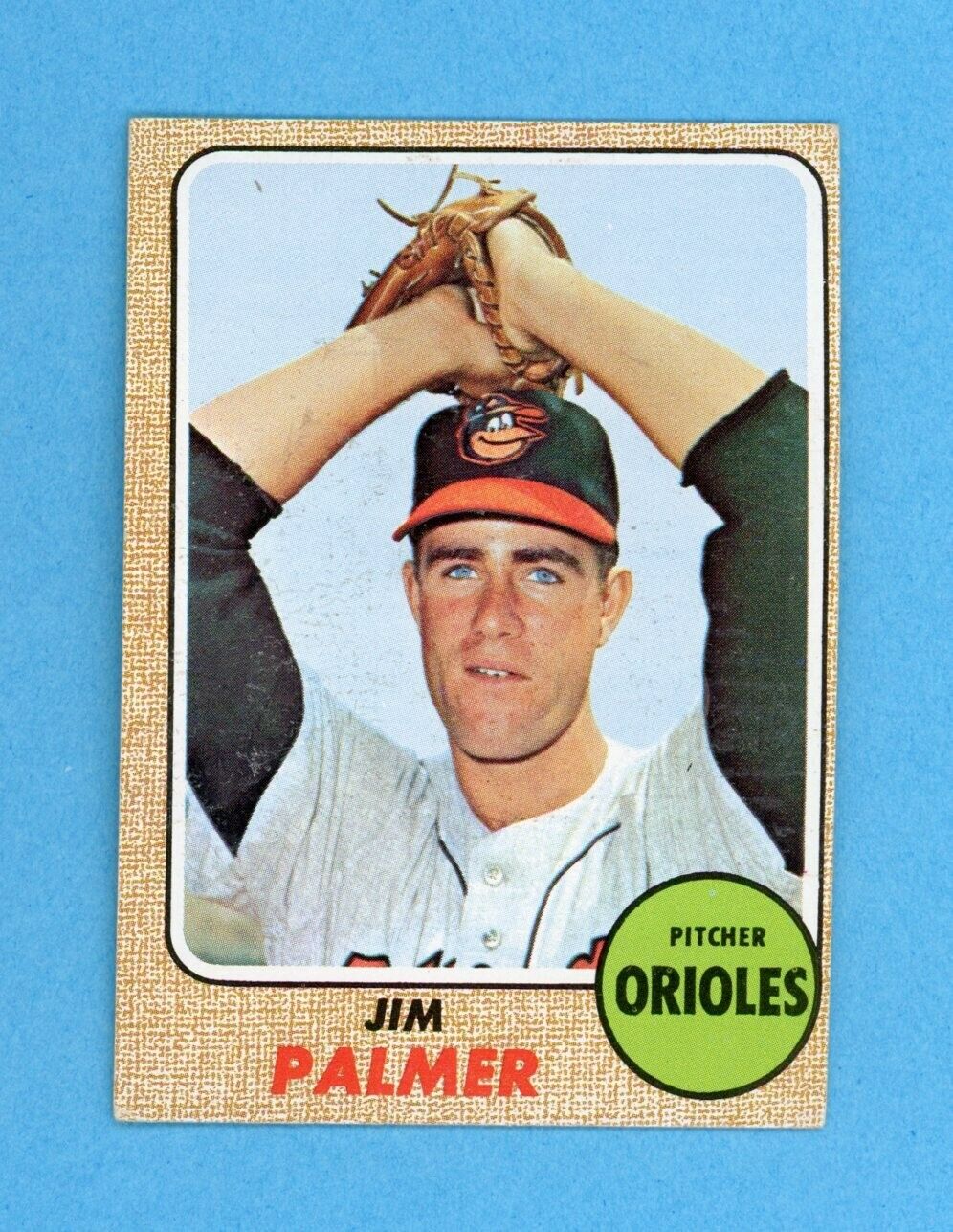 1968 Topps #575 Jim Palmer Baltimore Orioles Baseball Card EX o/c