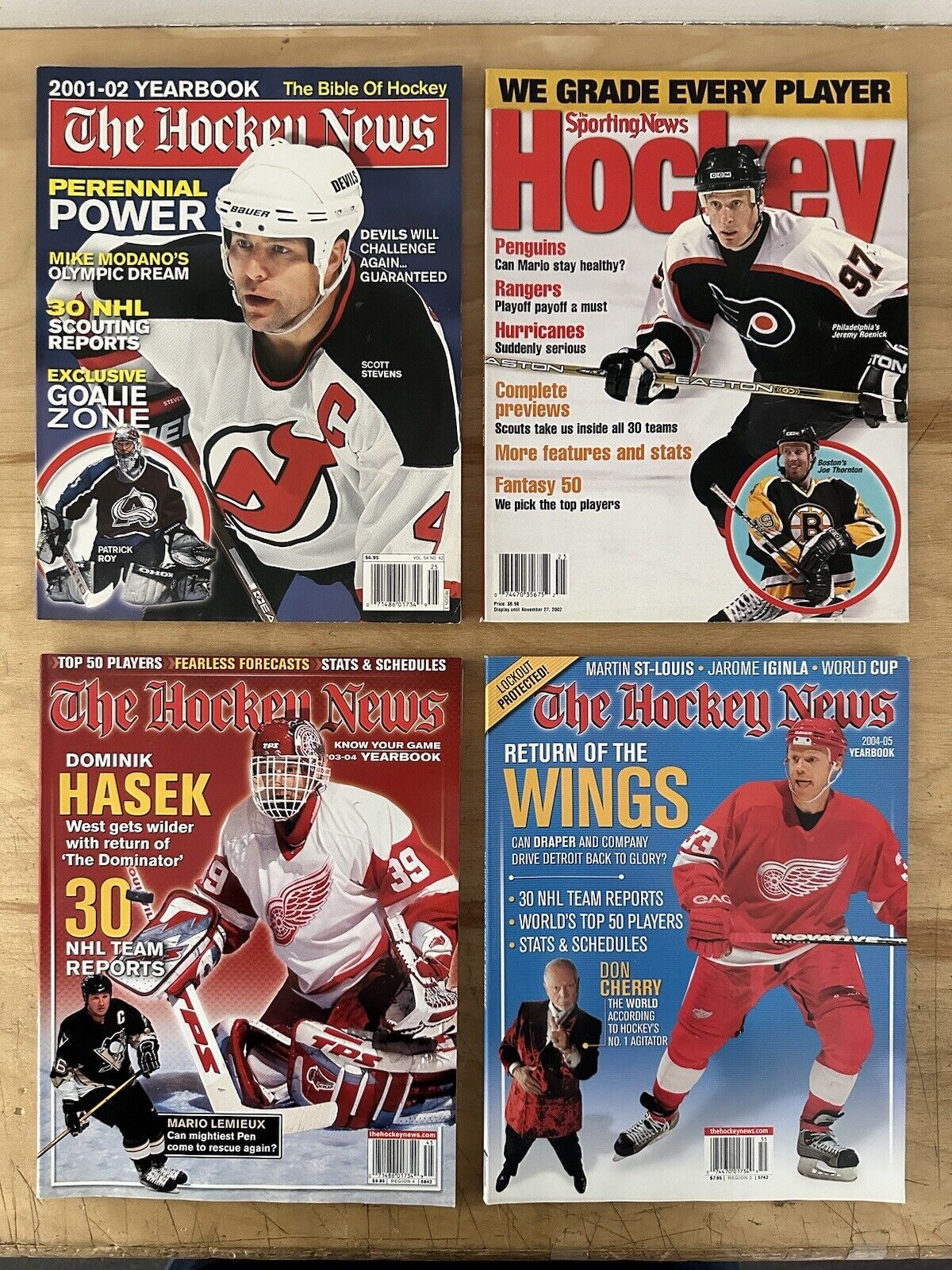 Lot of 17 Different 1989-2009 The Hockey News Annual Hockey Yearbooks EM-NM