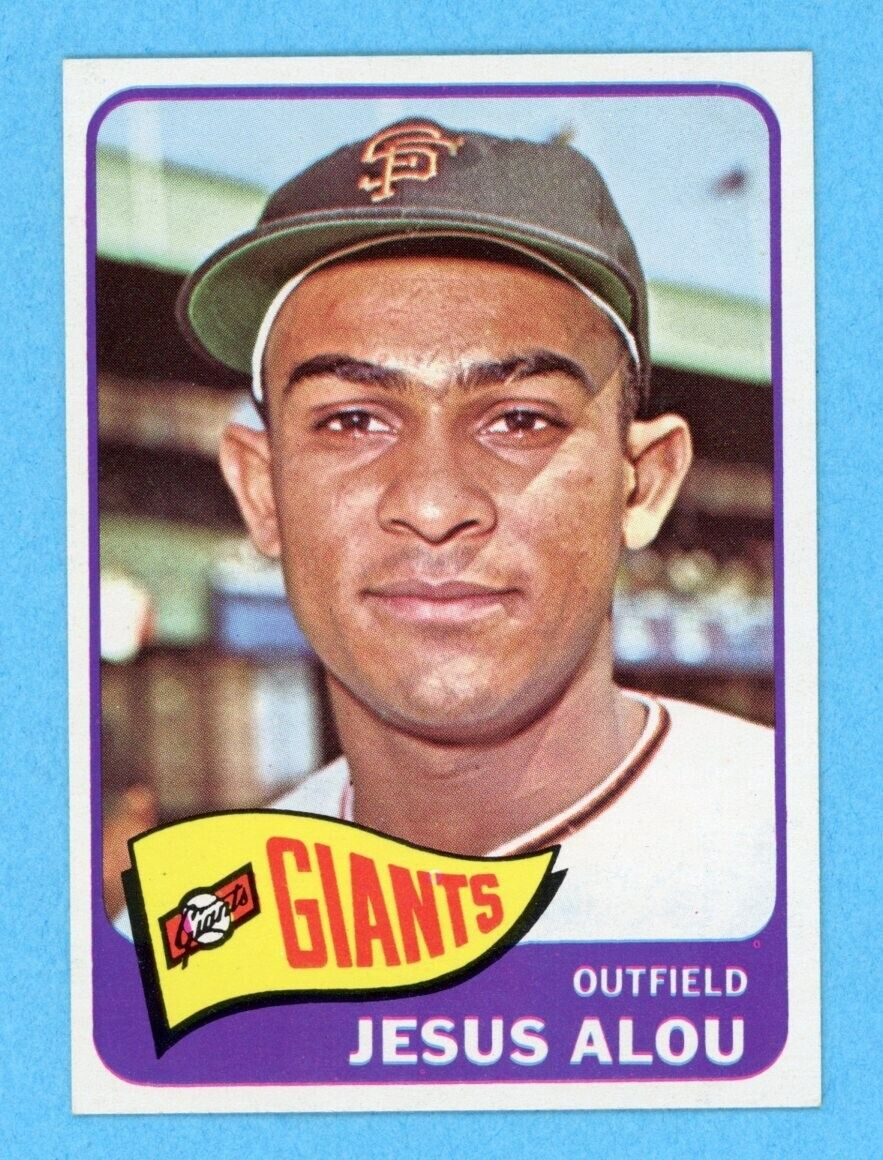 1965 Topps #545 Jesus Alou San Francisco Giants Baseball Card NM