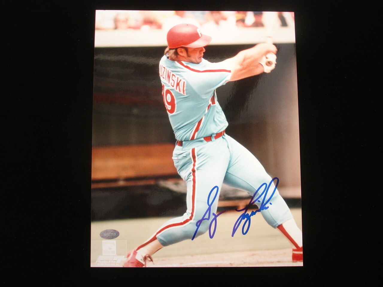 Greg Luzinski Philadelphia Phillies Autographed 8x10 Photograph