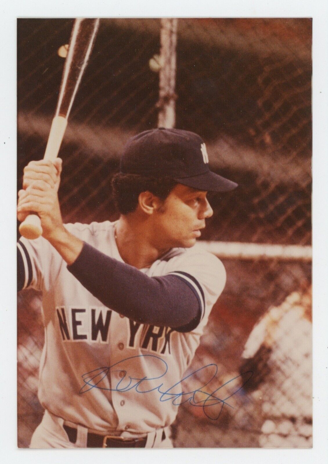 Roy White NY Yankees Signed 3.5"x5" Photo Auto w B&E Hologram