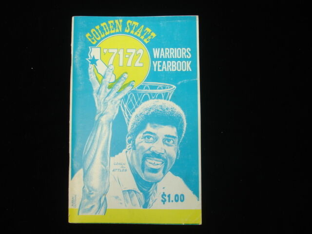 1971-72 Golden State Florida Warriors Media Guide/Yearbook EX+