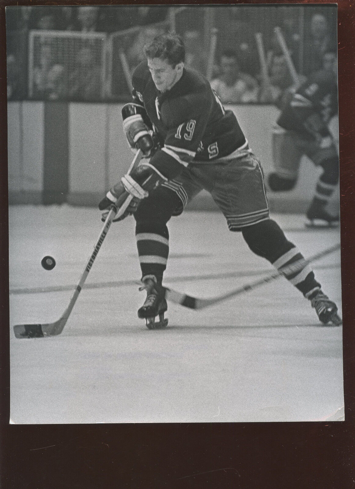 October 18 1967 Jean Ratelle New York Rangers 8 X 10 Hockey Photo