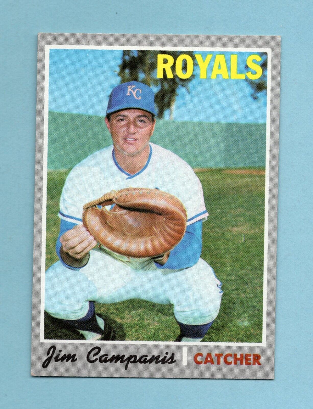 1970 Topps #671 Jim Campanis Kansas City Royals High Number Baseball Card NM