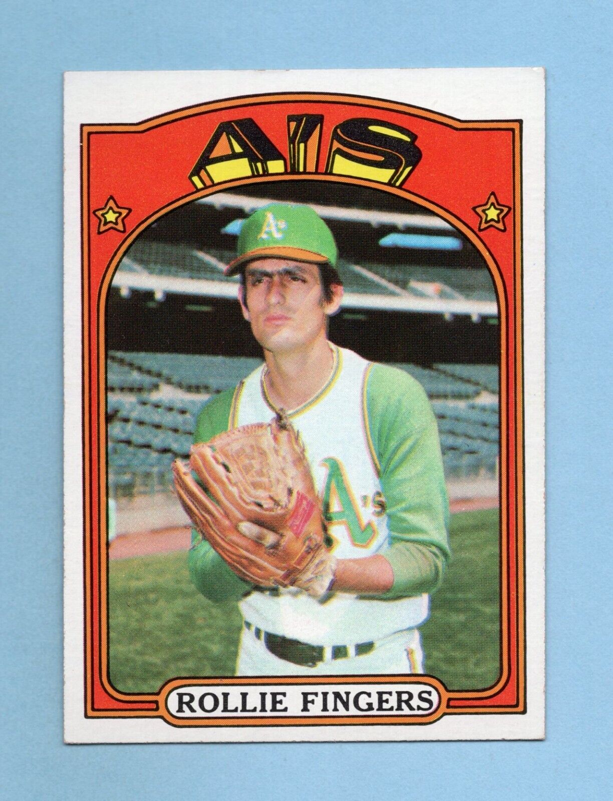 1972 Topps #241 Rollie Fingers Oakland A's Baseball Card Ex/Mt