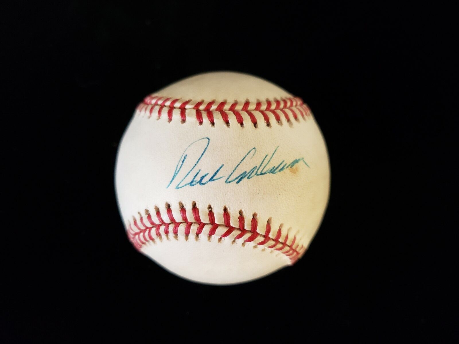 Richie Ashburn Autographed NL Baseball - Hall of Famer!