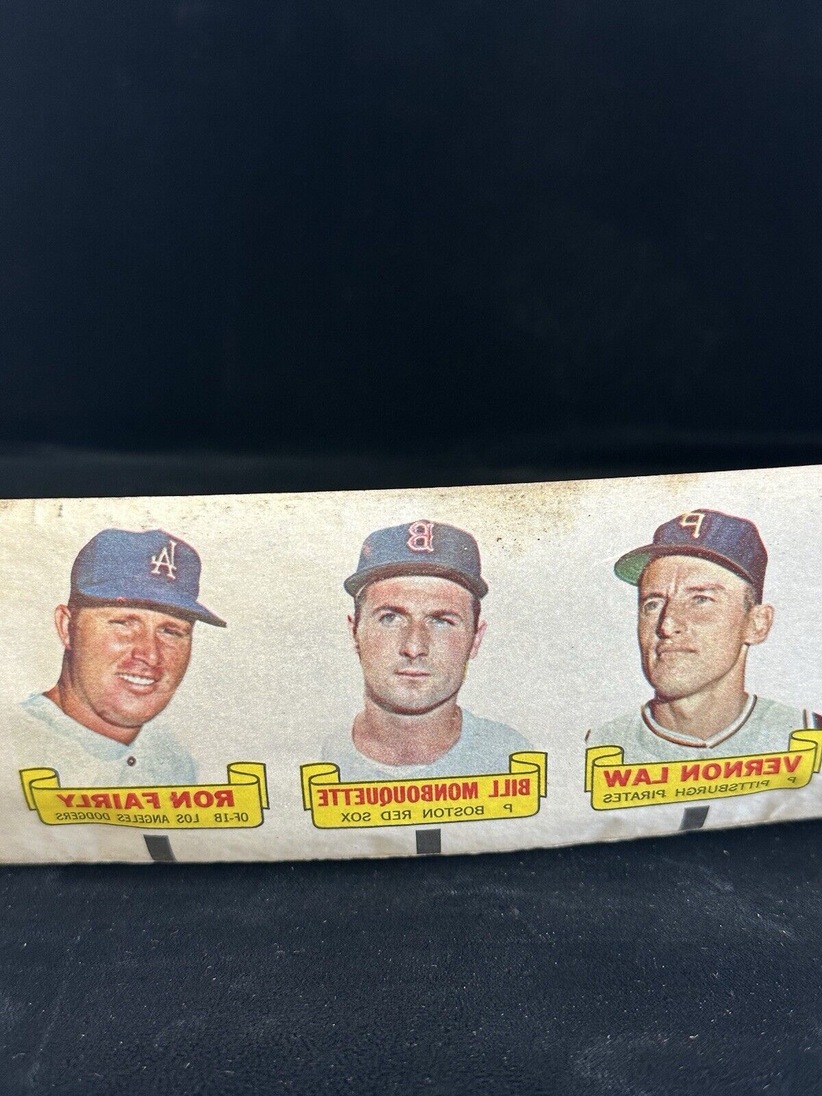 1966 Topps Rub-Offs Uncut Roll of 105 w/ 5 Mickey Mantles