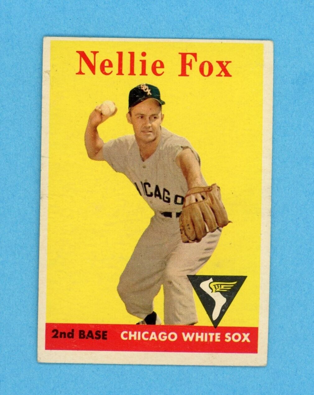 1958 Topps #400 Nellie Fox Chicago White Sox Baseball Card Vg/Ex