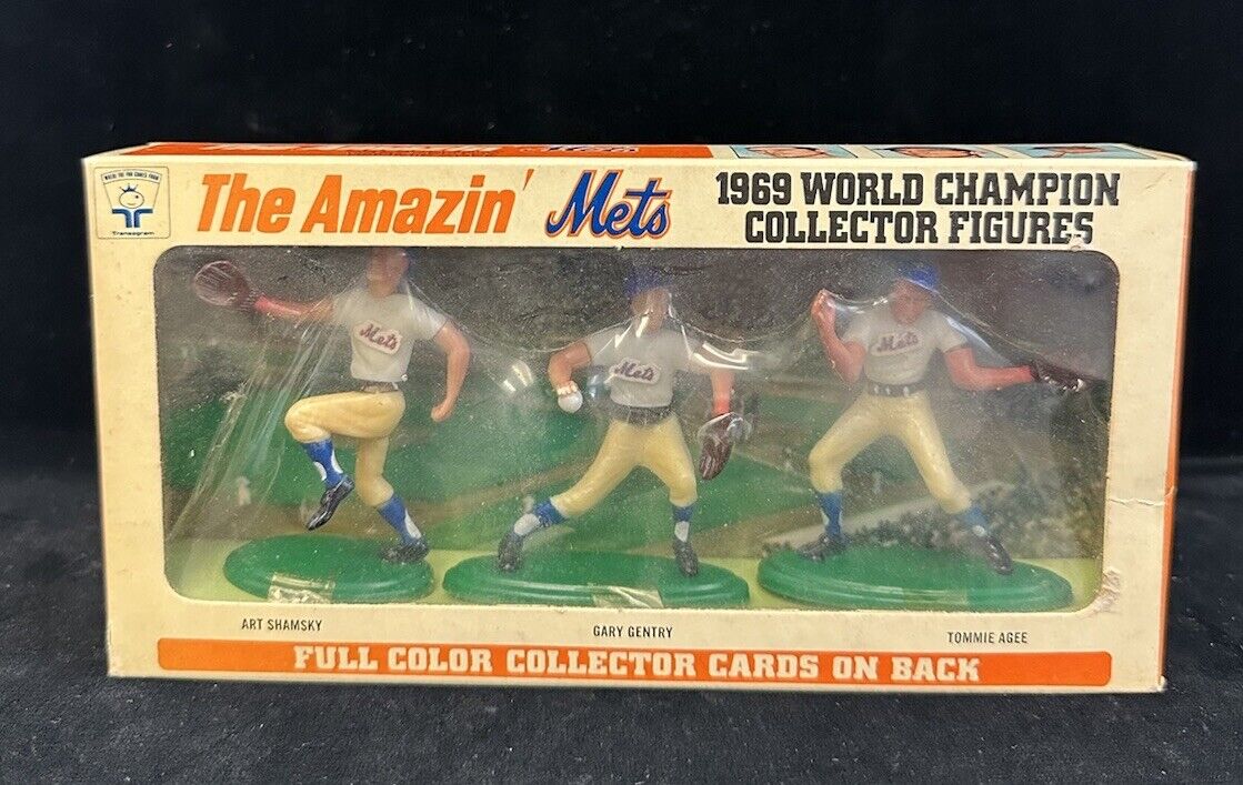 1969 New York Mets Unopened Transogram Box Art Shamsky Gary Gentry Tommie Agee