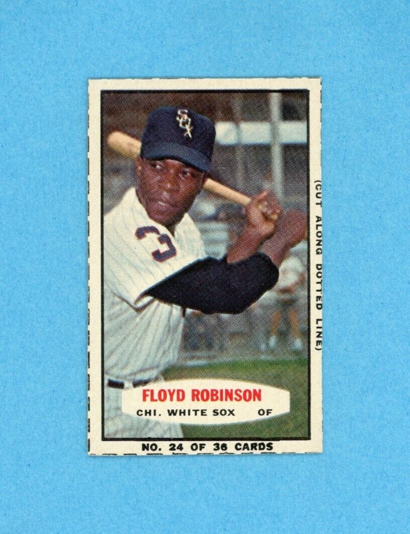 1964 Bazooka #24 Floyd Robinson Chicago White Sox Baseball Card