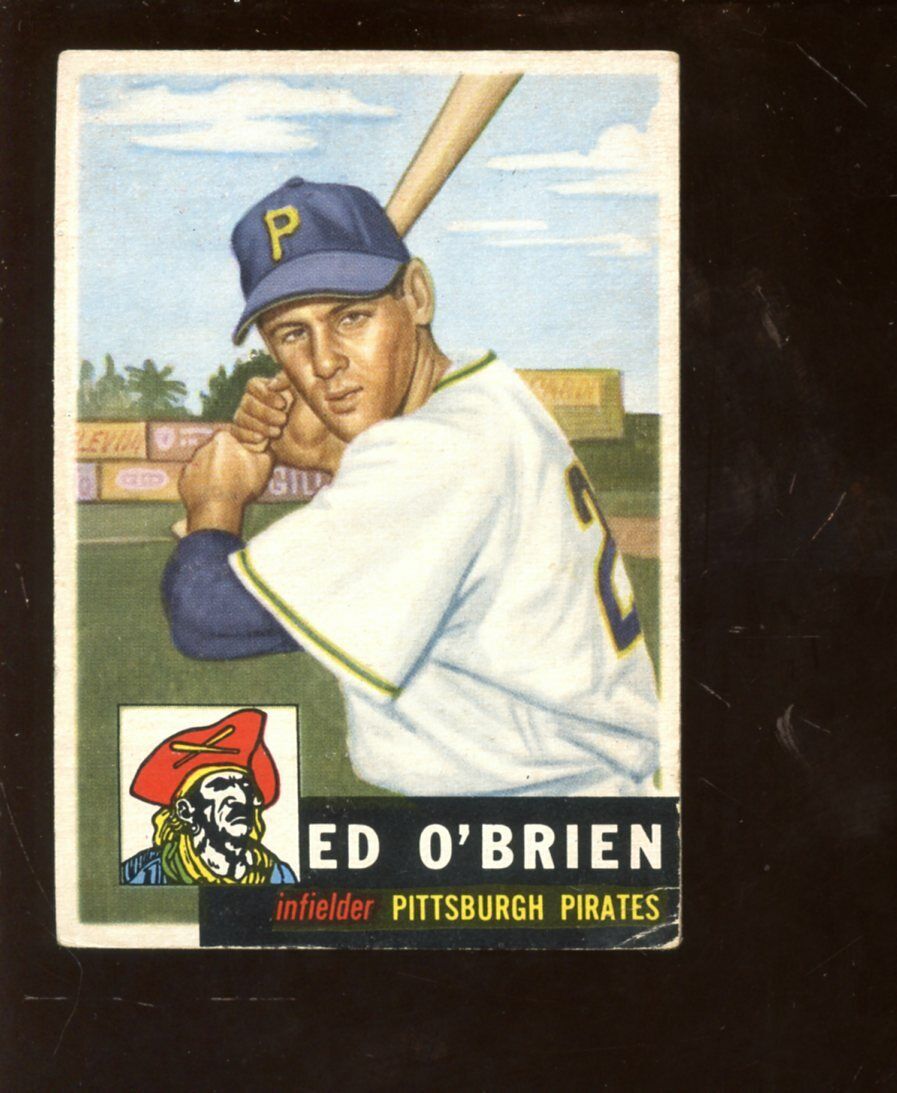 1953 Topps Baseball Card HIGH #249 Ed O'Brien Single Print