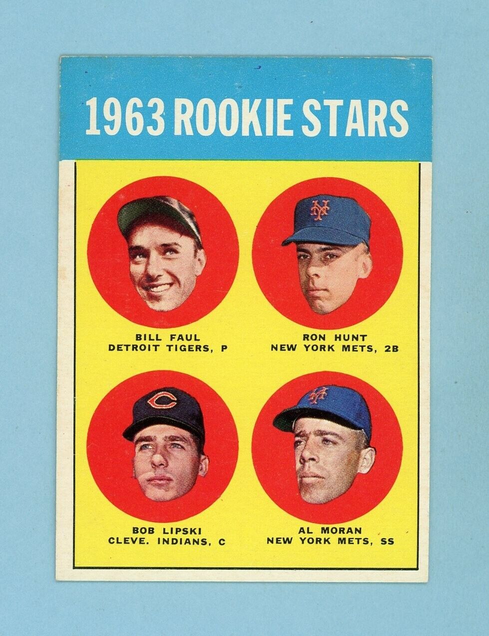 1963 Topps #558 Ron Hunt & others Rookie High Number Baseball Card NM