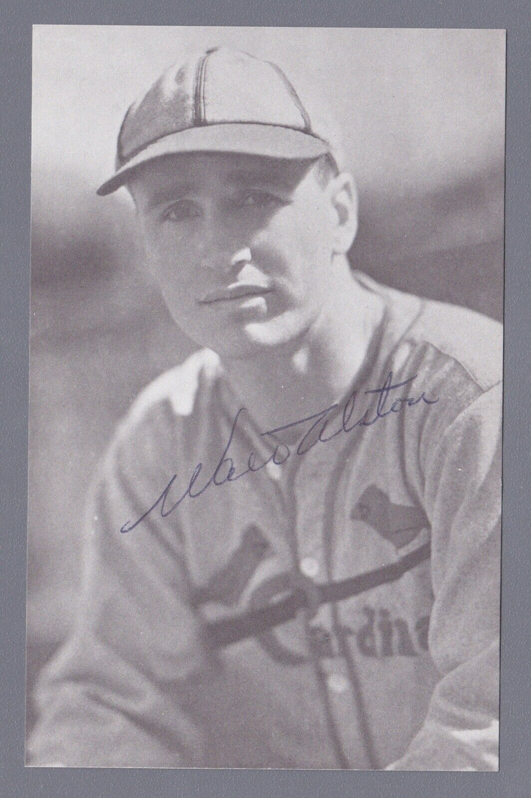 Walt Alston Signed Vintage Magazine 3.5”x4.5" Photo Auto with B&E Hologram