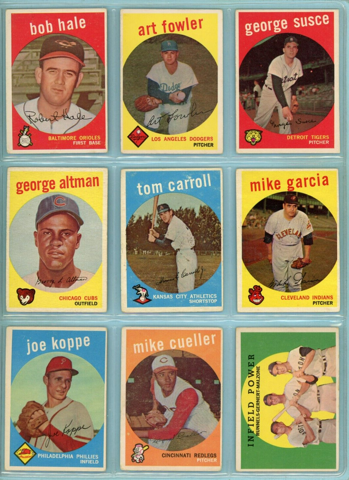 1959 Topps Starter Set Lot of 49 Different High Number Baseball Cards VG