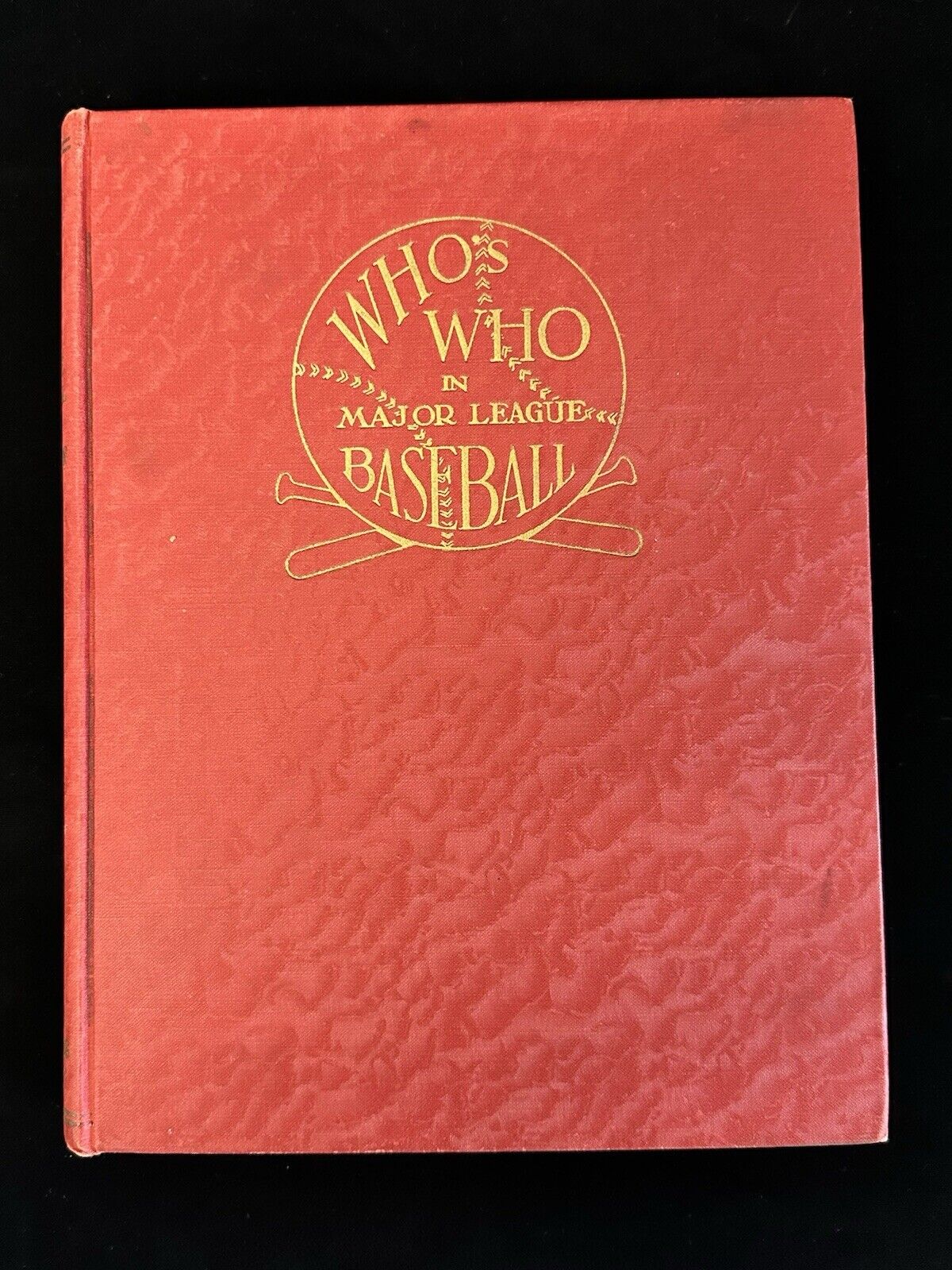 1st Edition 1933 Who’s Who in Baseball by Carmichael  Hardcover Book w/ Ruth