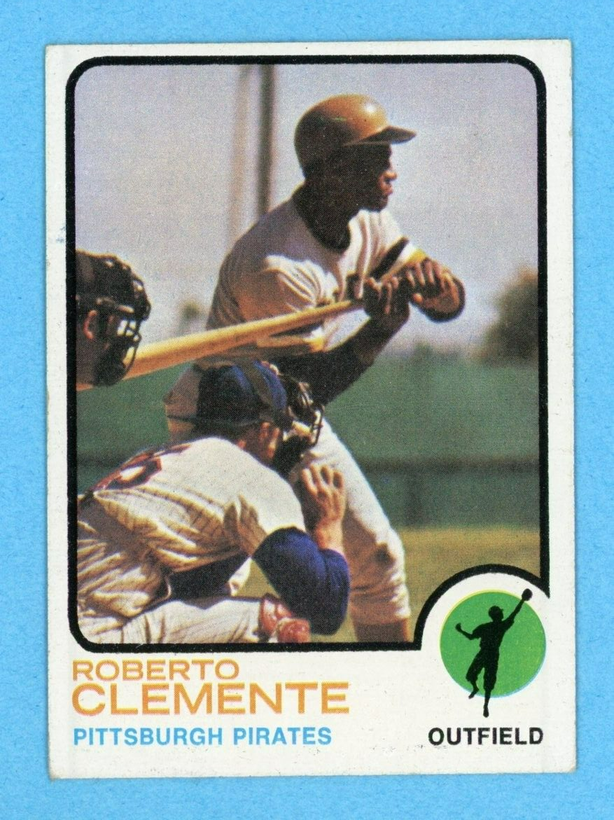 1973 Topps #50 Roberto Clemente Pittsburgh Pirates Baseball Card EX