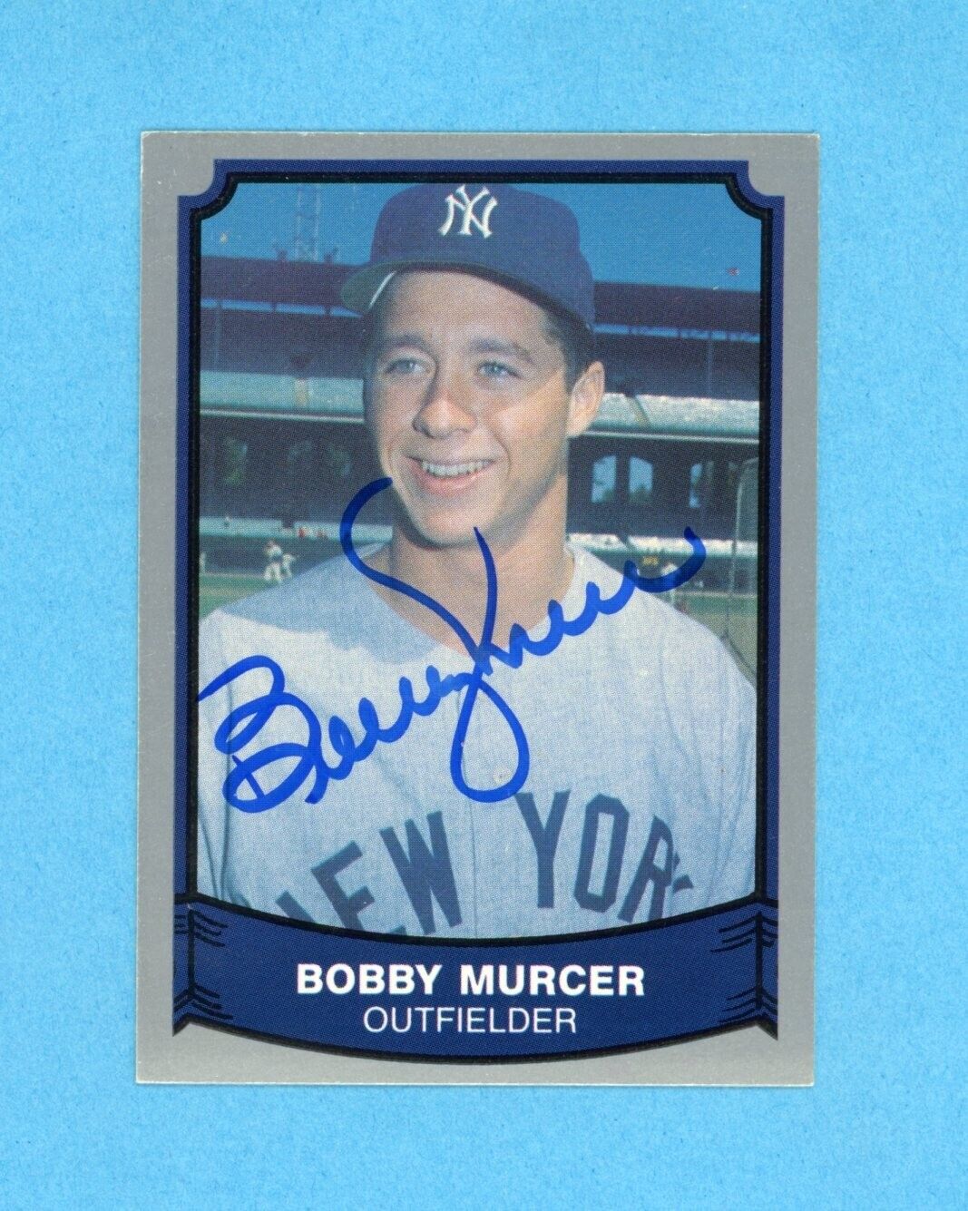 Bobby Murcer NY Yankees 1989 Pacific Legends 2 #196 Autographed Baseball Card