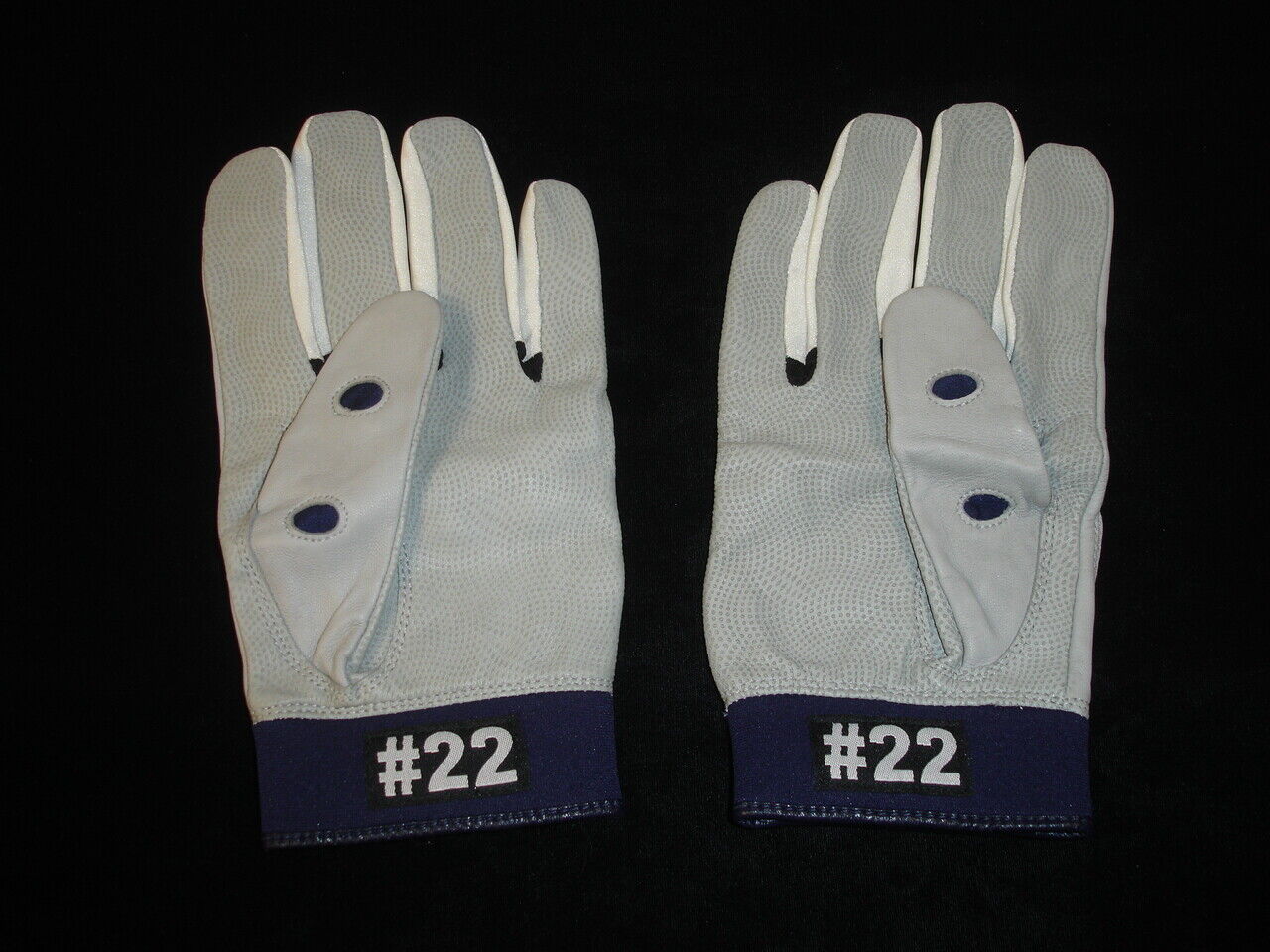 Robinson Cano YANKEES Game Issued Louisville TPX Pair Batting Gloves #22 