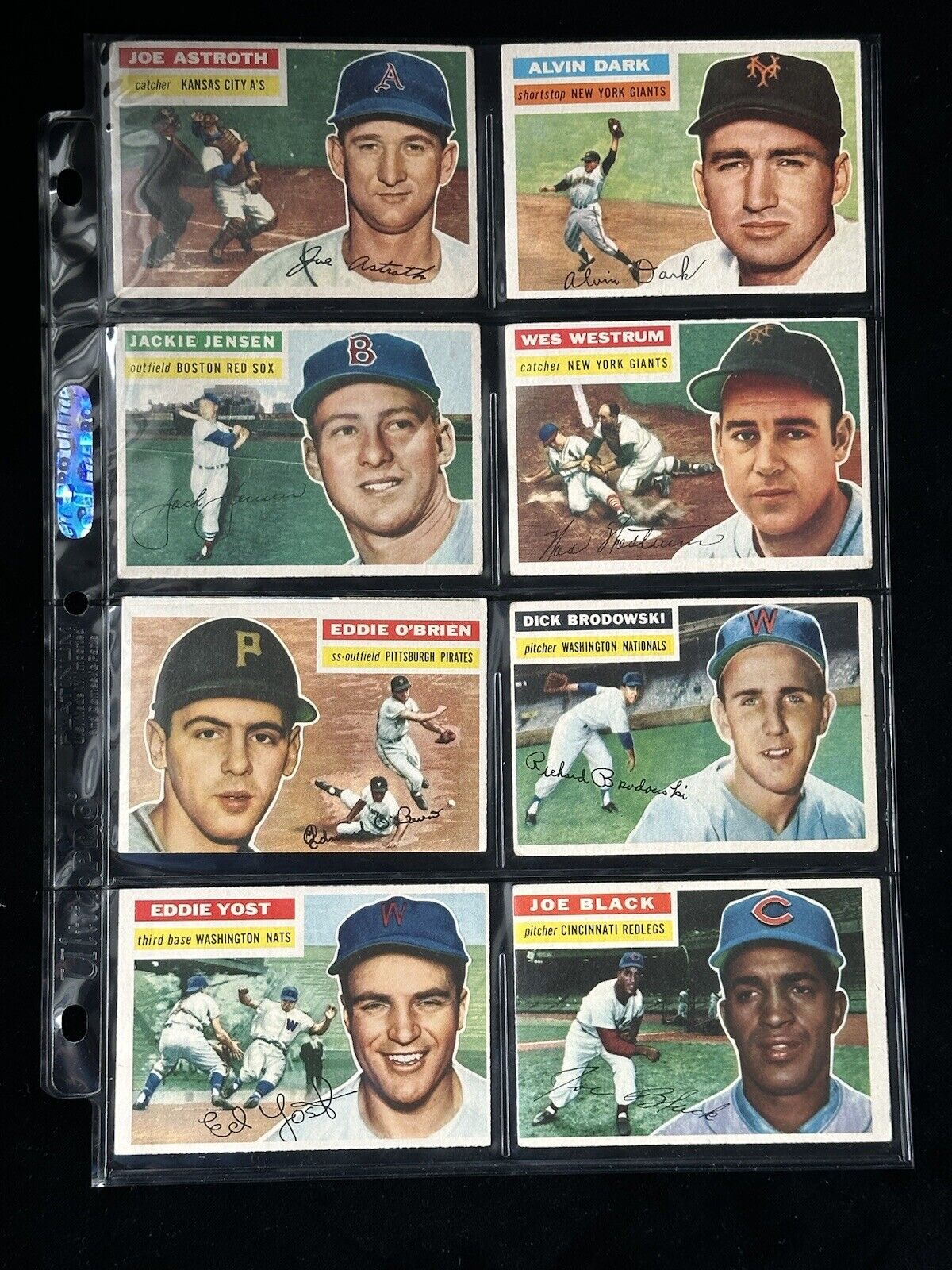 1956 Topps Baseball Starter Set Lot of 48 Different Gray Backs Overall VG/VG-EX