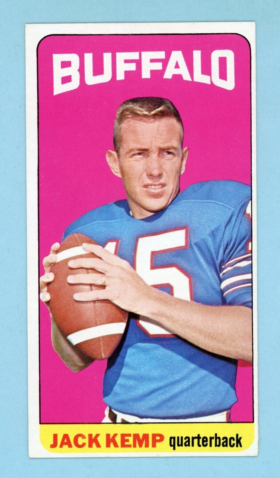 1965 Topps #35 Jack Kemp Buffalo Bills Football Card Ex/Mt o/c