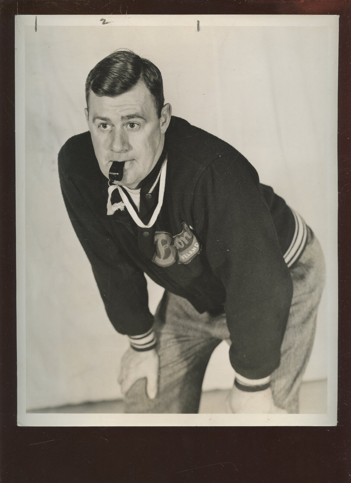 Vintage Bun Cook Whistling 8 X 10 Hockey Photo