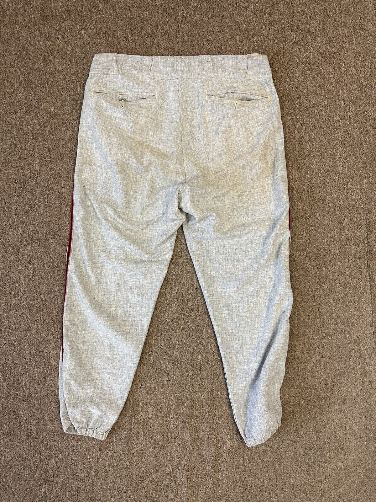 1970 Eddie Fisher (pitcher) California Angels GAME USED Flannel Baseball Pants