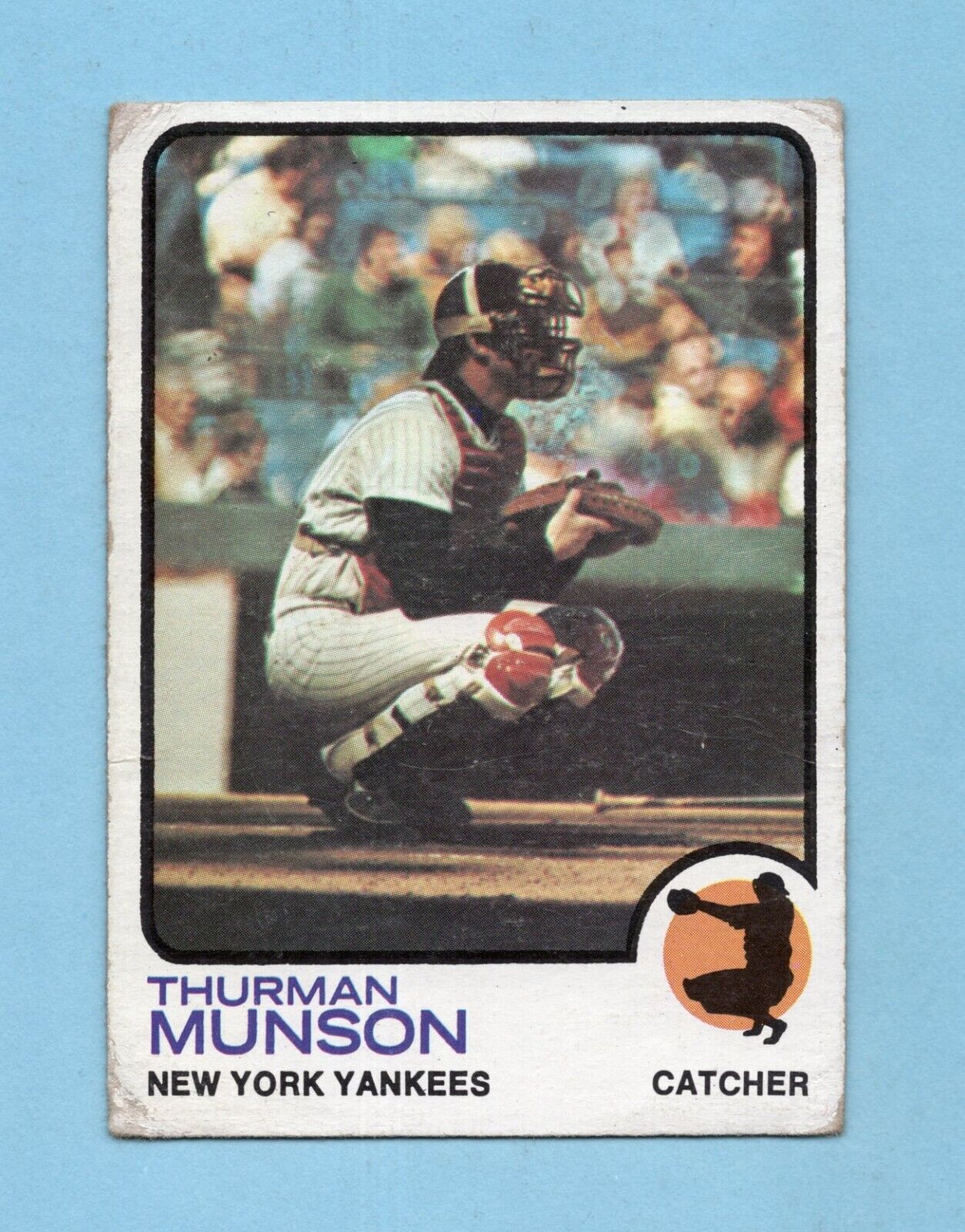 1973 Topps #142 Thurman Munson New York Yankees Baseball Card Low Grade