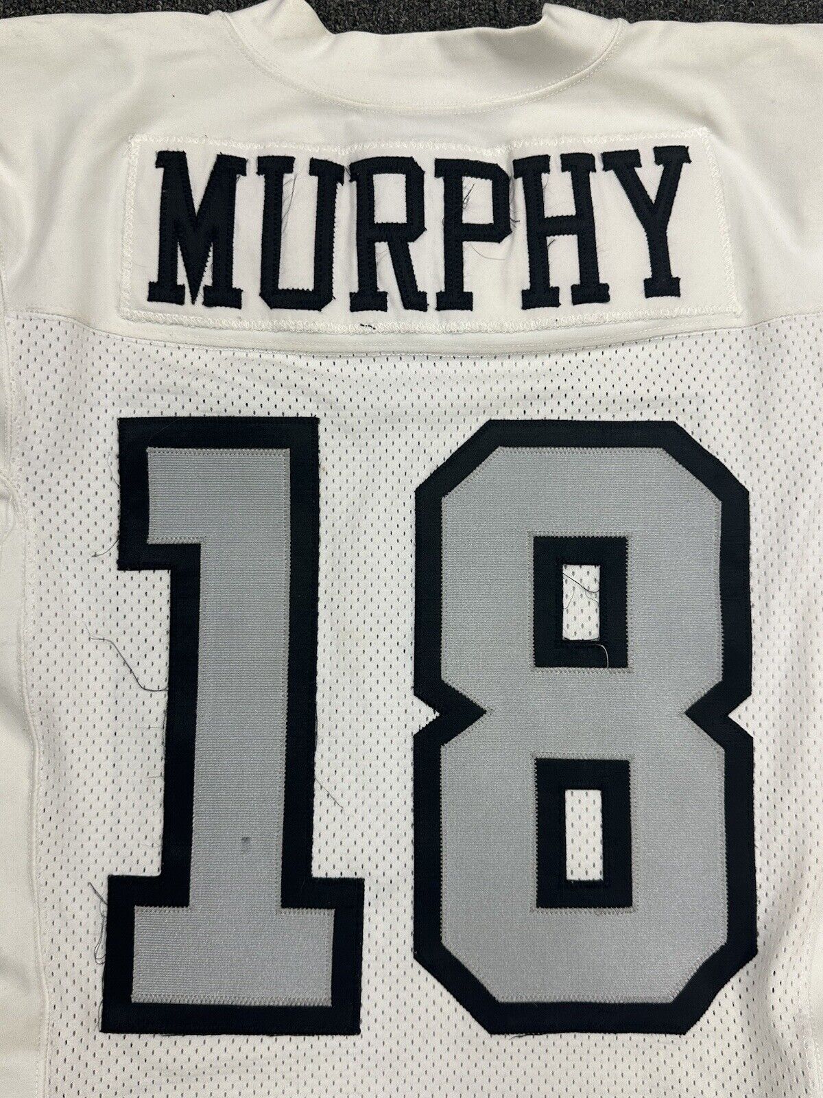 2009 Louis Murphy Oakland Raiders GAME USED Rookie NFL Jersey #18 w/ AFL Patch