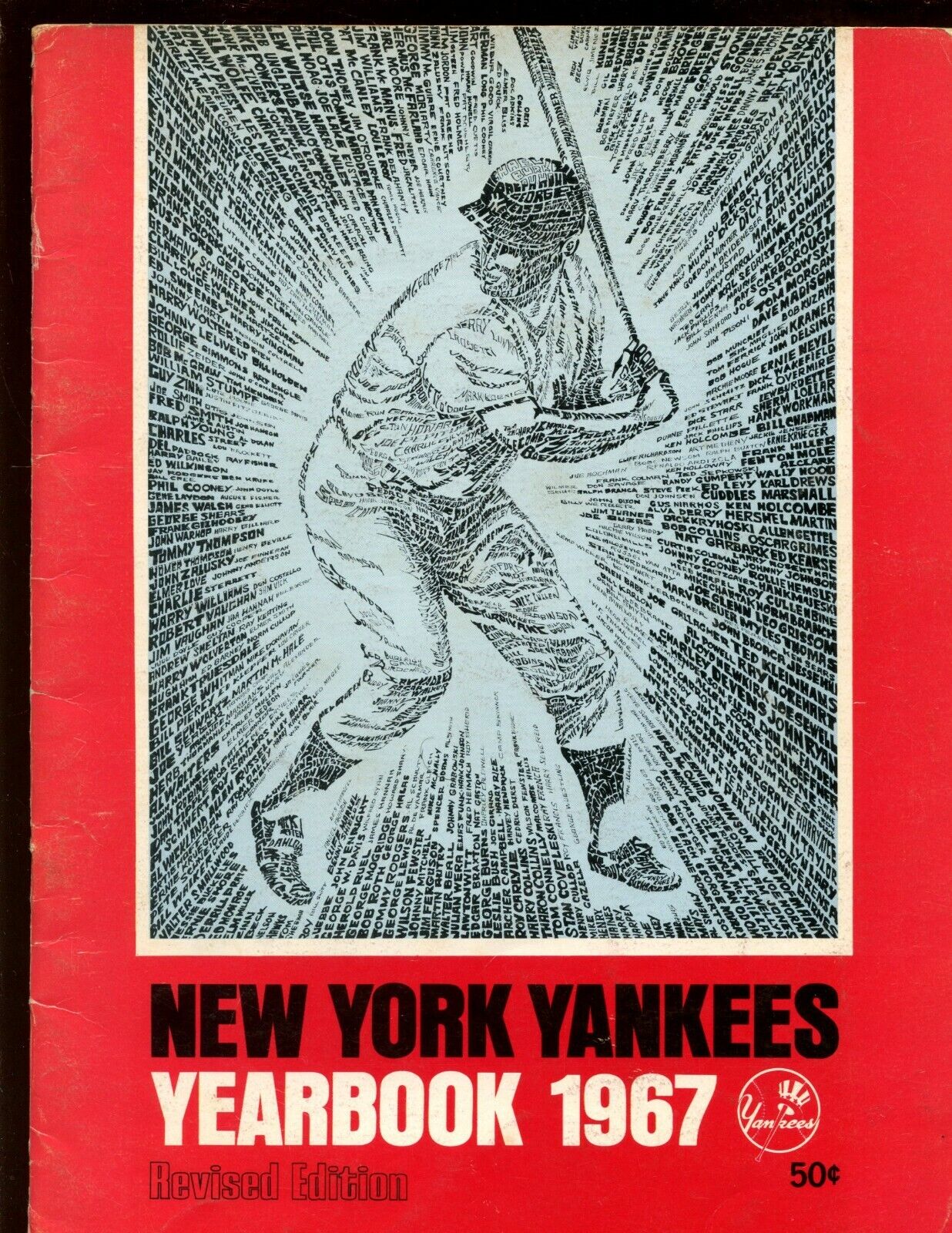 1967 New York Yankees Revised Yearbook EX