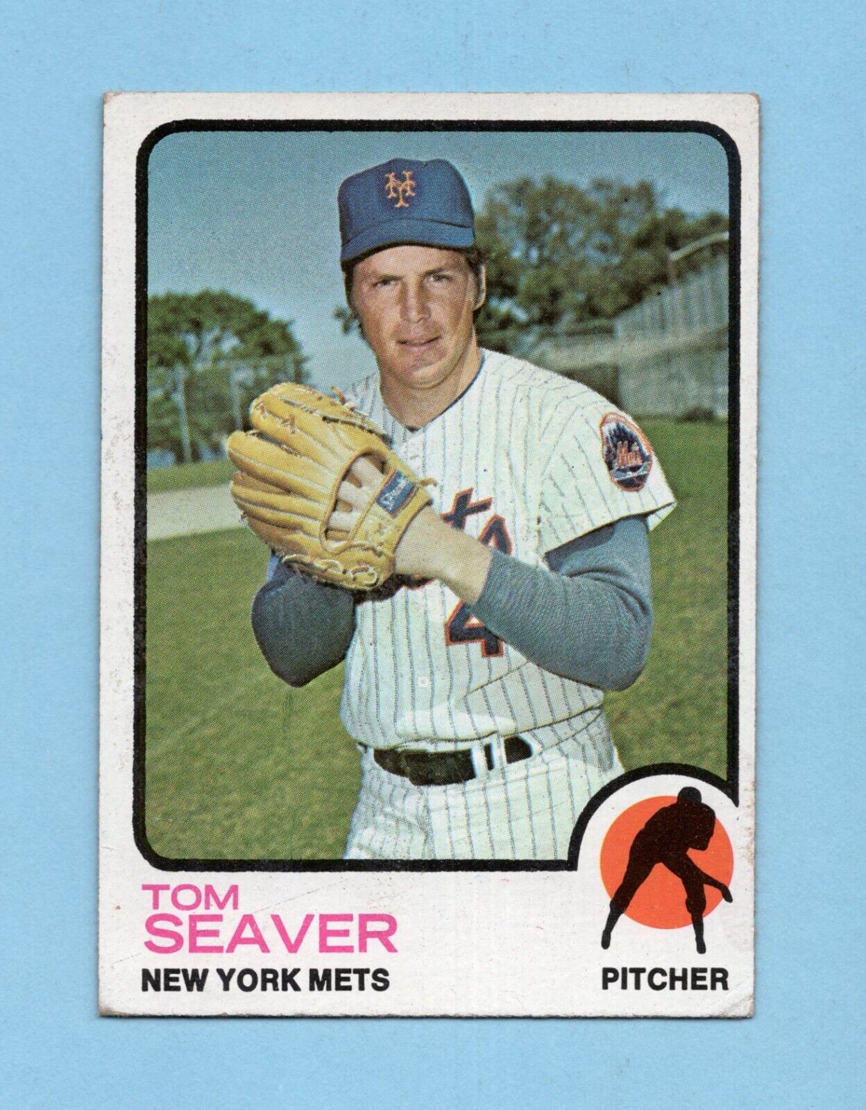 1973 Topps #350 Tom Seaver New York Mets Baseball Card Vg/Ex