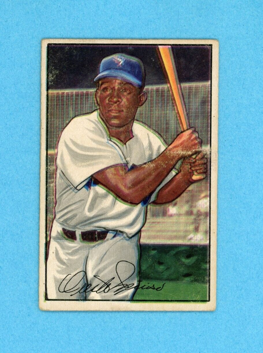 1952 Bowman #5 Minnie Minoso Chicago White Sox Rookie Baseball Card G - VG