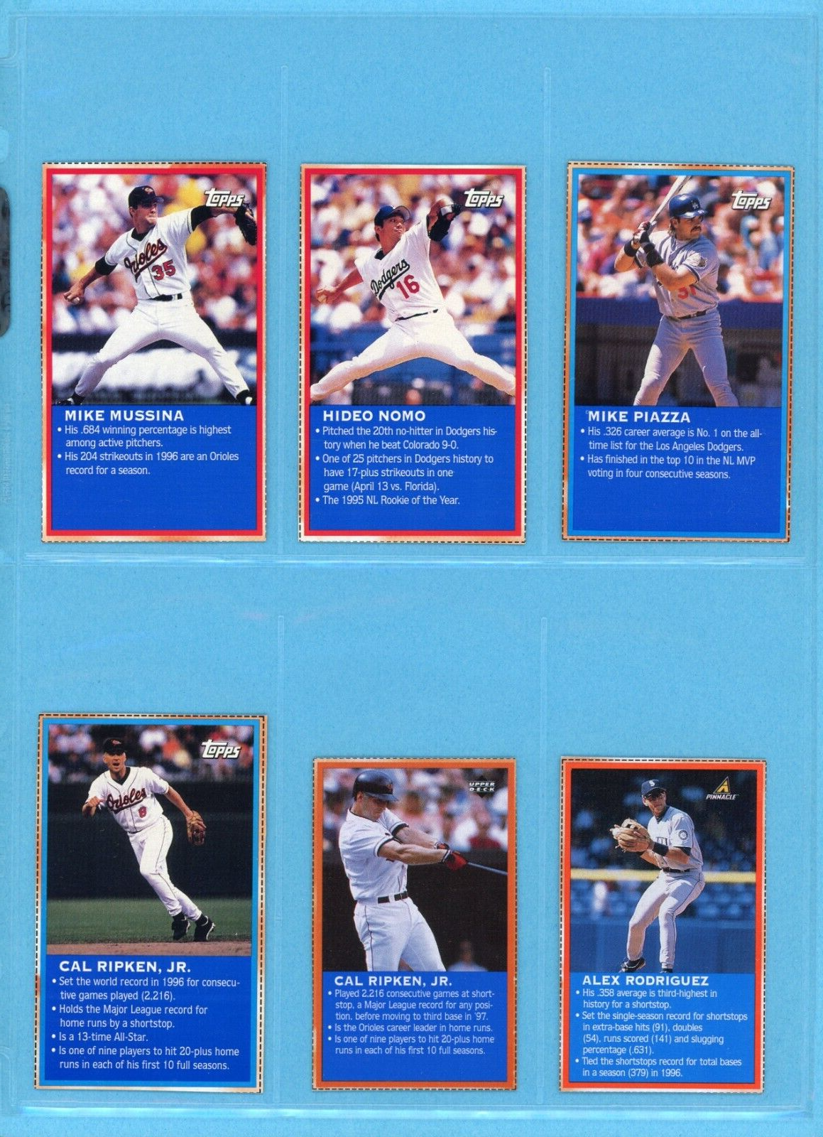 1997 Wheaties All-Star Complete Set of 30 Baseball Cards NM black lines