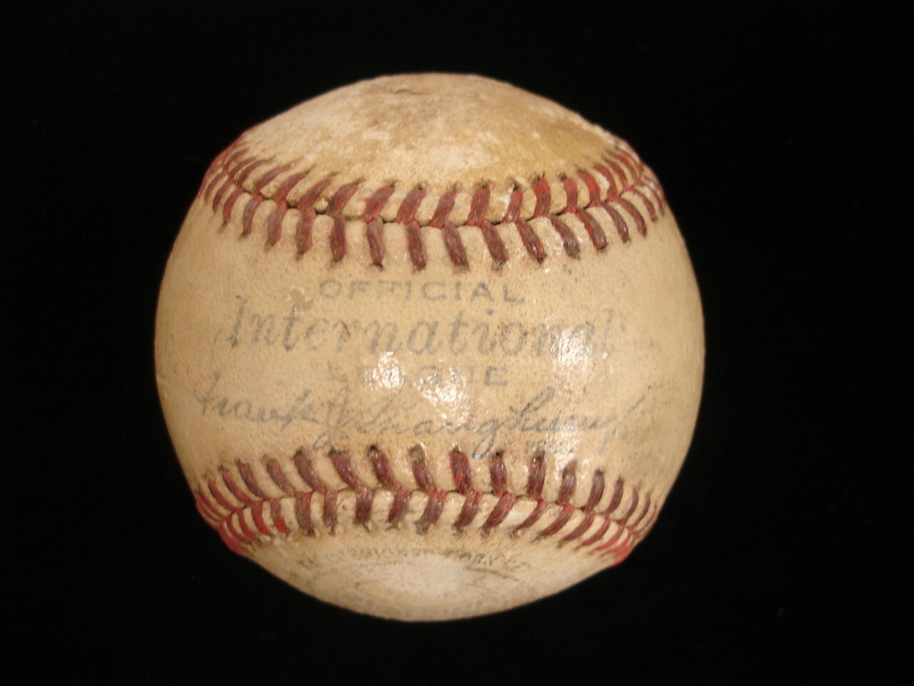 Nate Andrews Game Used 1942 Syracuse Chiefs International League Baseball - LOA