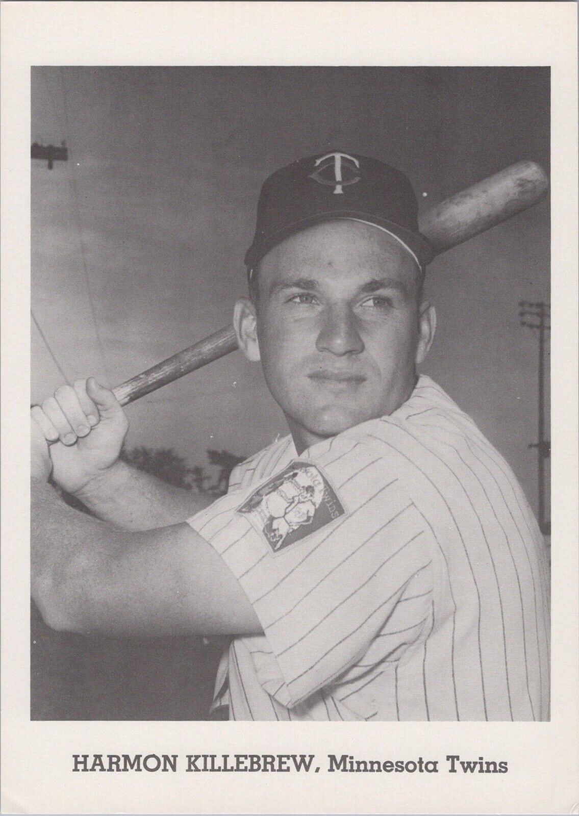 Harmon Killebrew 5x7 1962 Minnesota Twins Jay Publishing Team Photo