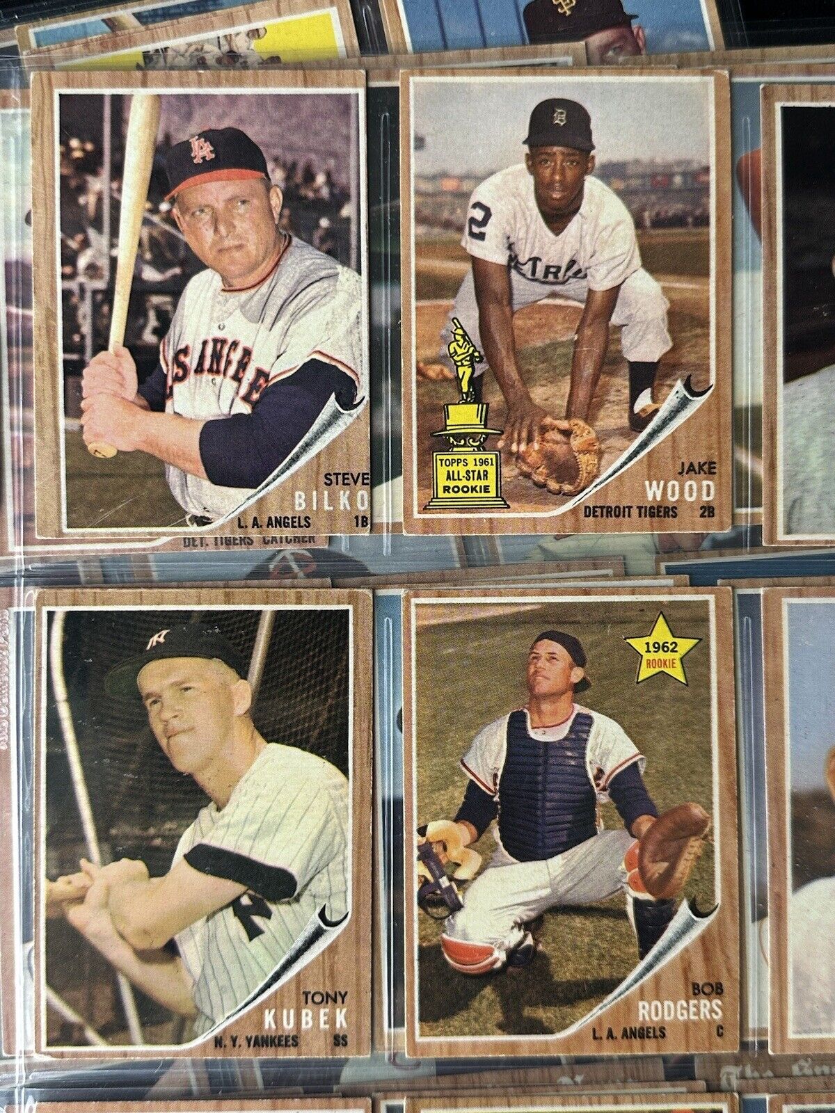 1962 Topps Starter Set Lot of 232 Different Baseball Cards w/Semi Stars Weak EX