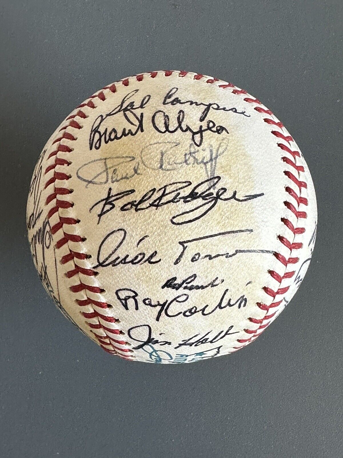 1971 Minnesota Twins TEAM SIGNED Official AL Baseball 30 sigs w/ Killebrew JSA