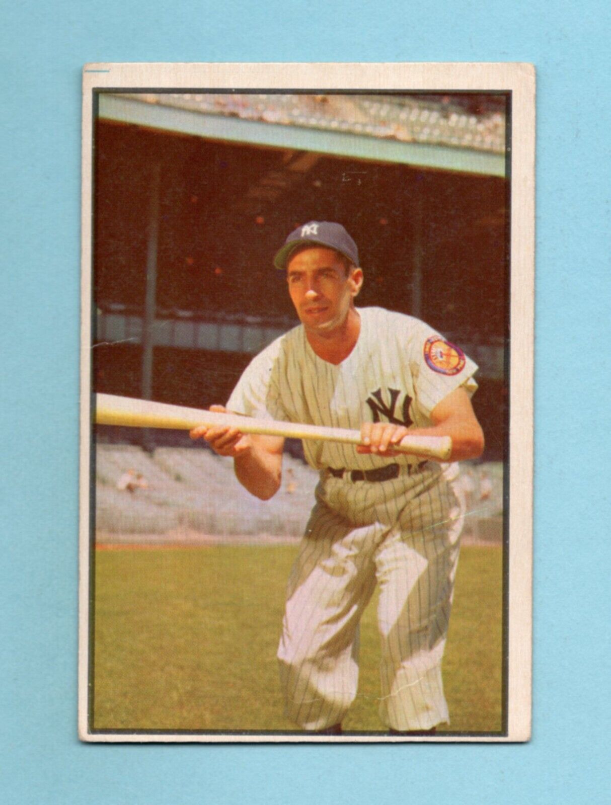 1953 Bowman Color #9 Phil Rizzuto New York Yankees Baseball Card Vg/Ex ap wks