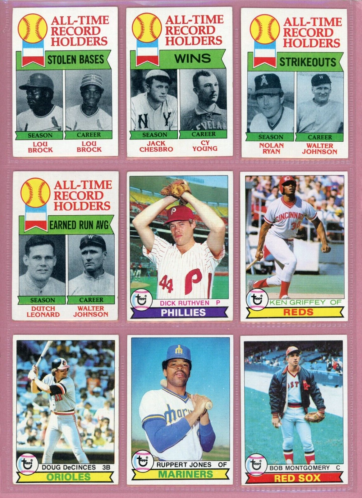 1979 Topps Complete Set of 726 Baseball Cards Mixed Grades