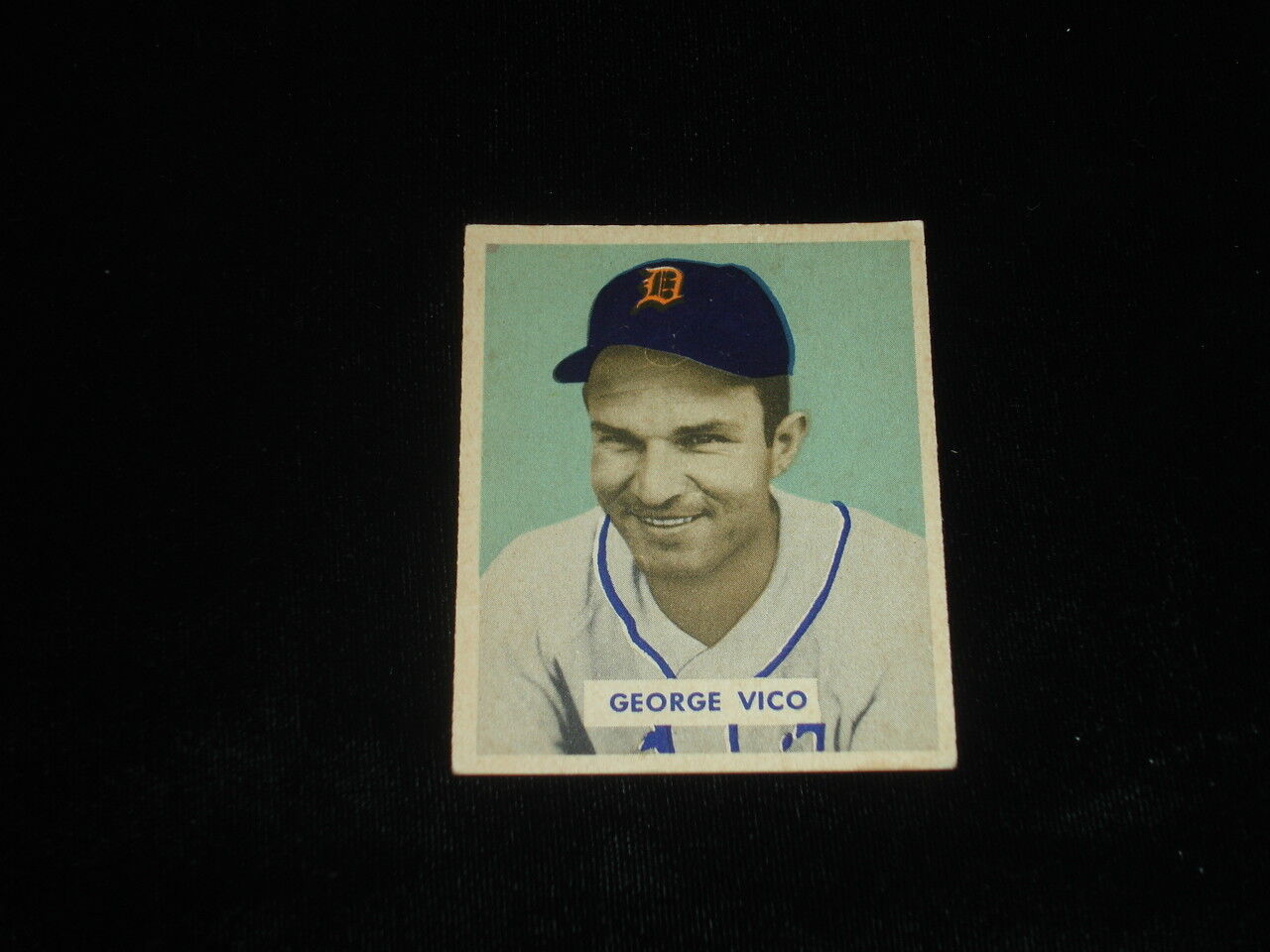 1949 Bowman Baseball Card-George Vico-Detroit Tigers-#122-EX-MT