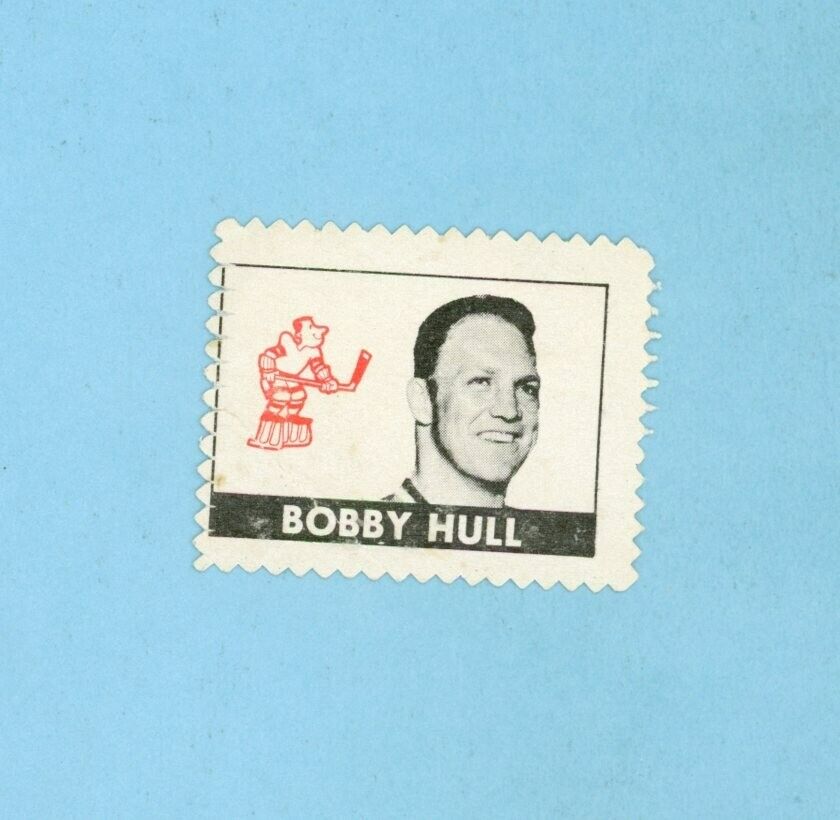 1969-70 OPC Stamp Bobby Hull Chicago Black Hawks Low Grade