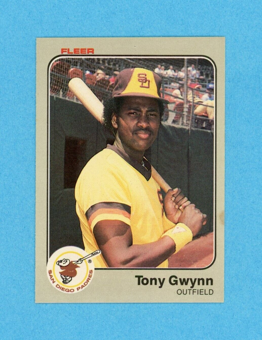 1983 Fleer #360 Tony Gwynn San Diego Padres Rookie Baseball Card NM sm sta rse