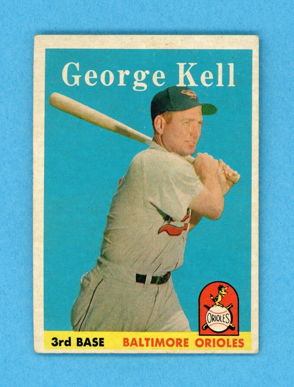 1958 Topps #40 George Kell Baltimore Orioles Baseball Card EX