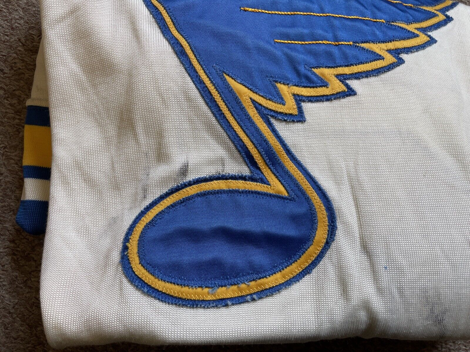 1982-83 1983-84 Andre Dore St. Louis Blues Game Used Jersey