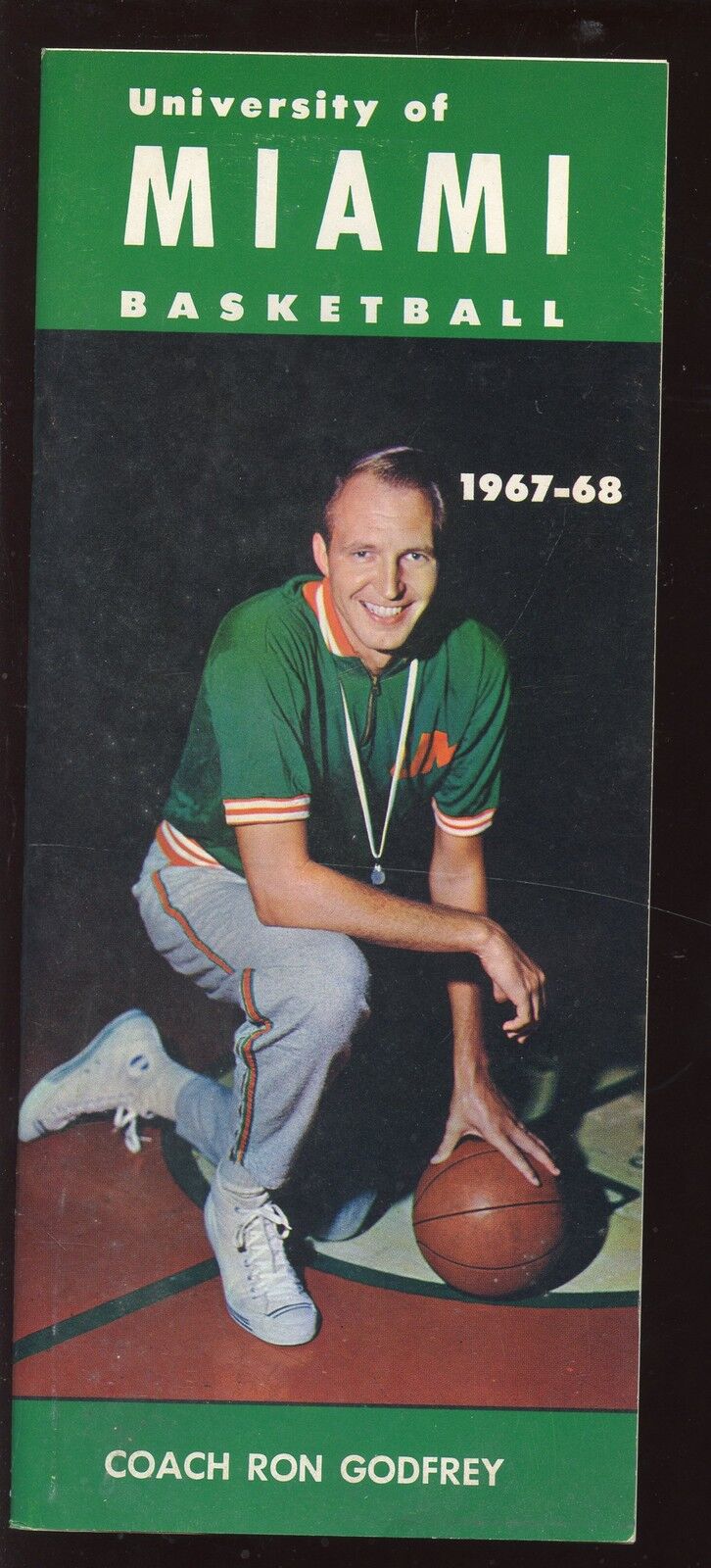 1967/1968 NCAA Miami Basketball Media Guide NRMT