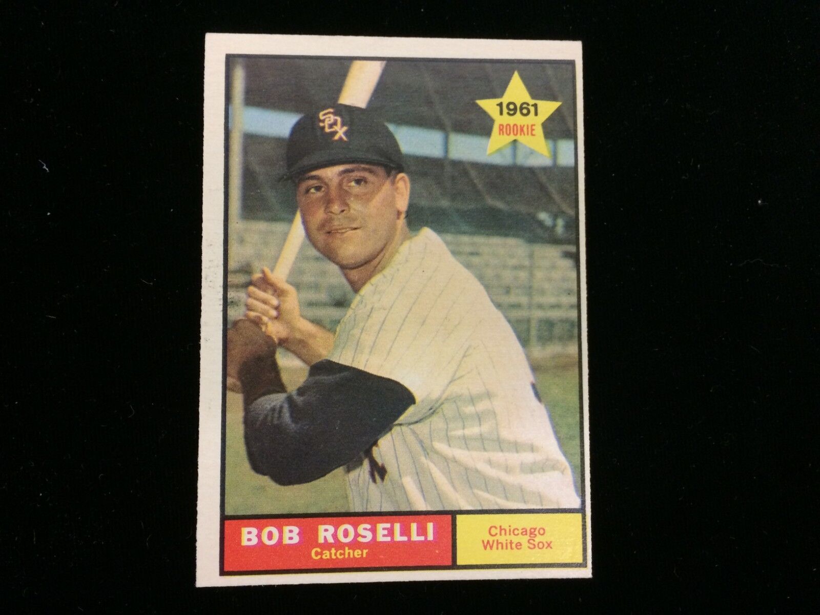 1961 Topps #529 Bob Roselli Chicago White Sox Card - EX/MT OC